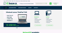 Desktop Screenshot of it-bazar.cz